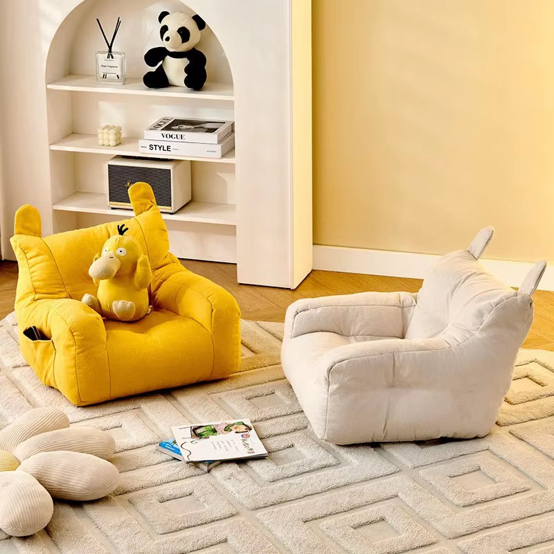 Single Small Sofa Boy Girl Sofa Home Cuteliving Room Sofas Lazy Cat Nest Sofa Bedroom Furniture Children Convertible Sofa