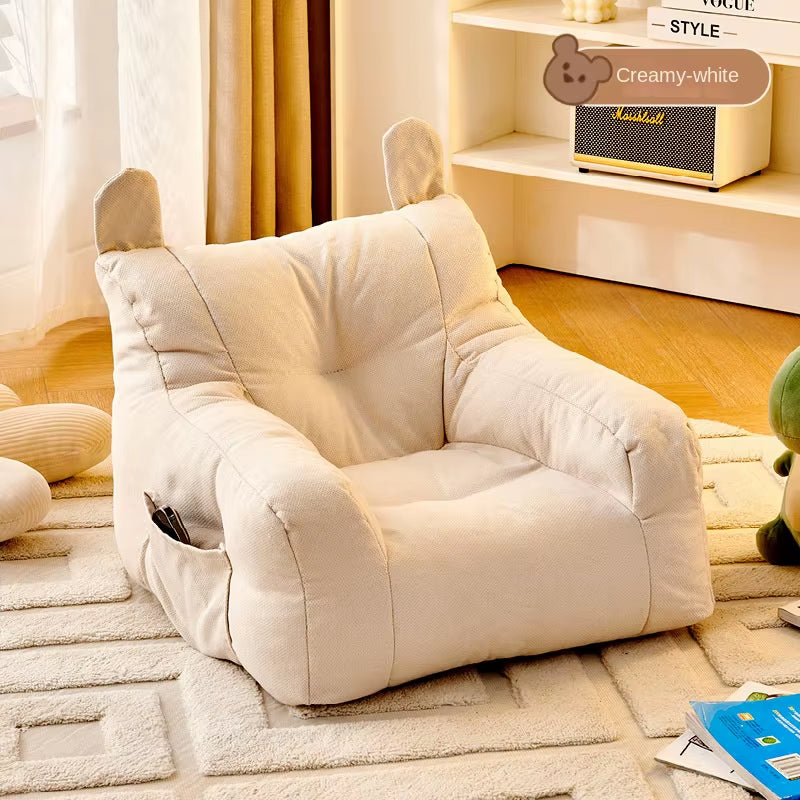 Single Small Sofa Boy Girl Sofa Home Cuteliving Room Sofas Lazy Cat Nest Sofa Bedroom Furniture Children Convertible Sofa