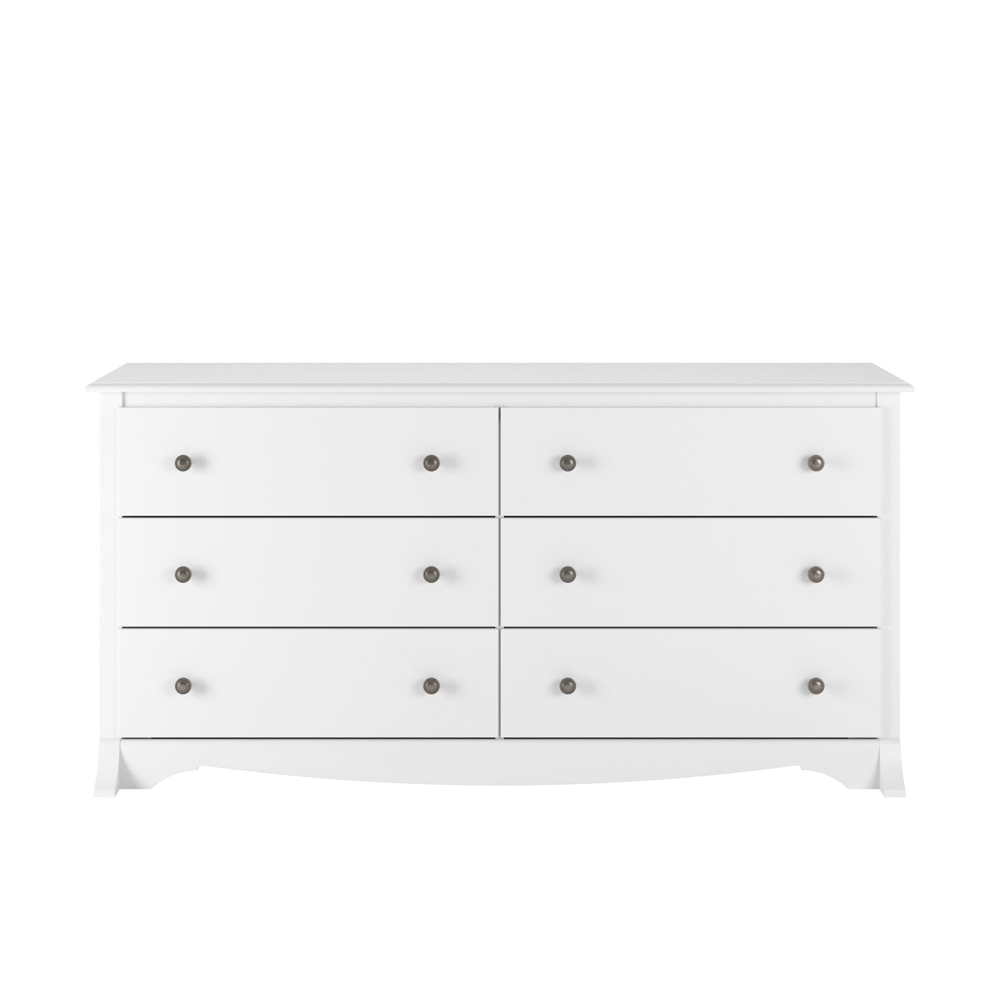 Monterey 6 Drawer Dresser, White