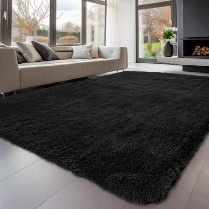 FAMVAL Large Size Plush Rugs Big Fluffy Area Rug Non-Slip Soft Shaggy Carpet Mats for Living Room Bedroom Nursery Home Decor