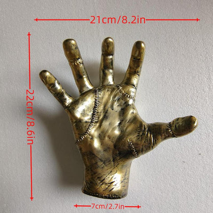 Creative Wall Mounted Basketball Holder, 1 Count Resin Hand Shaped Basketball Display Rack, Basketball Storage Rack, Home Decor Supplies, Rack Only, Interior, Room Decor