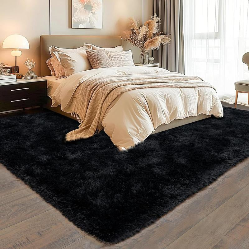 【Elevate Your Home】Area Rugs for Livingroom Bedroom, Machine Washable Rugs Fluffy Shaggy Bedside Rug, Non Slip Indoor Carpet for Nursery Kids Room Home Decor Aesthetic