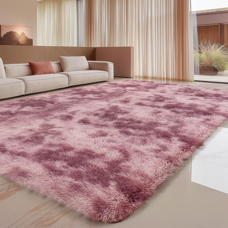 FAMVAL Large Size Plush Rugs Big Fluffy Area Rug Non-Slip Soft Shaggy Carpet Mats for Living Room Bedroom Nursery Home Decor