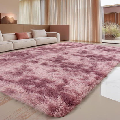 FAMVAL Large Size Plush Rugs Big Fluffy Area Rug Non-Slip Soft Shaggy Carpet Mats for Living Room Bedroom Nursery Home Decor