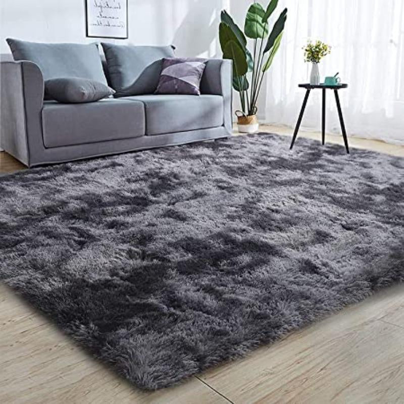 【Elevate Your Home】Area Rugs for Livingroom Bedroom, Machine Washable Rugs Fluffy Shaggy Bedside Rug, Non Slip Indoor Carpet for Nursery Kids Room Home Decor Aesthetic