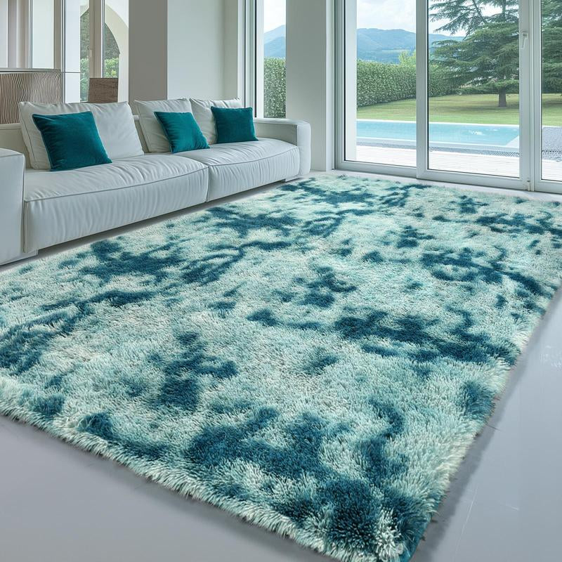 FAMVAL Large Size Plush Rugs Big Fluffy Area Rug Non-Slip Soft Shaggy Carpet Mats for Living Room Bedroom Nursery Home Decor