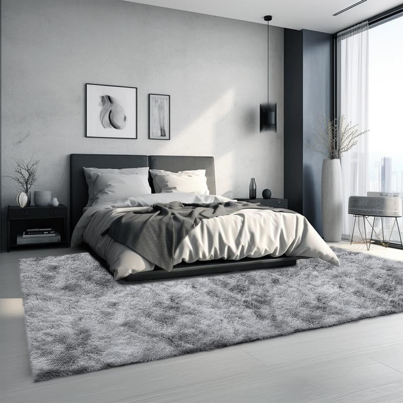 FAMVAL Large Size Plush Rugs Big Fluffy Area Rug Non-Slip Soft Shaggy Carpet Mats for Living Room Bedroom Nursery Home Decor
