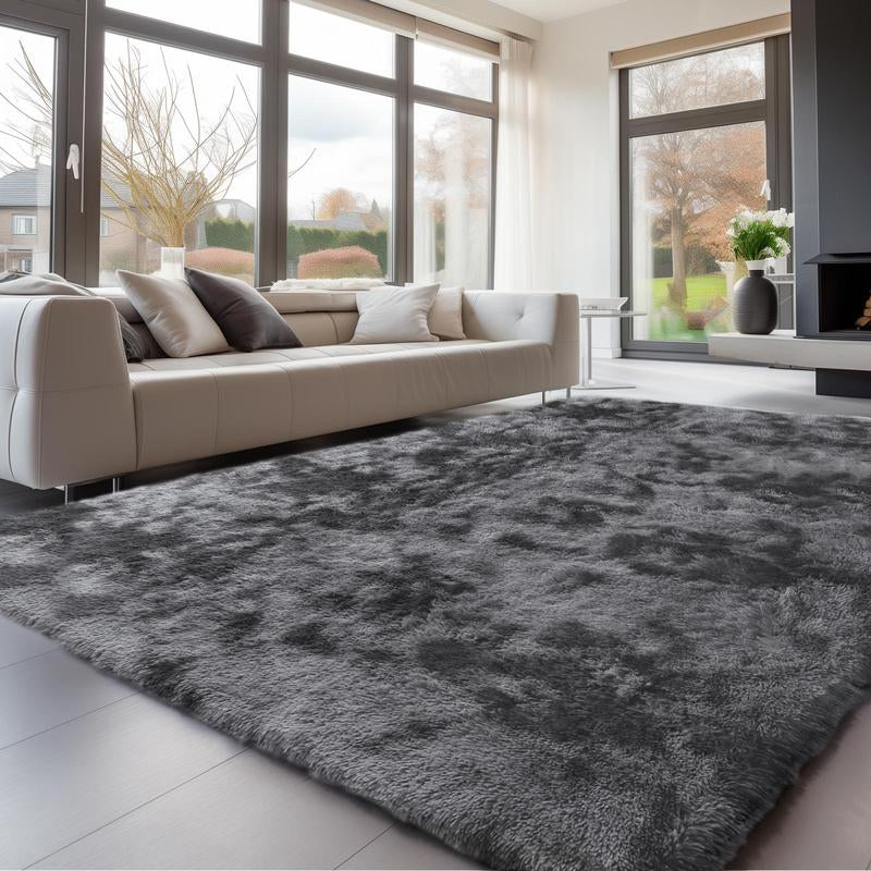 FAMVAL Large Size Plush Rugs Big Fluffy Area Rug Non-Slip Soft Shaggy Carpet Mats for Living Room Bedroom Nursery Home Decor