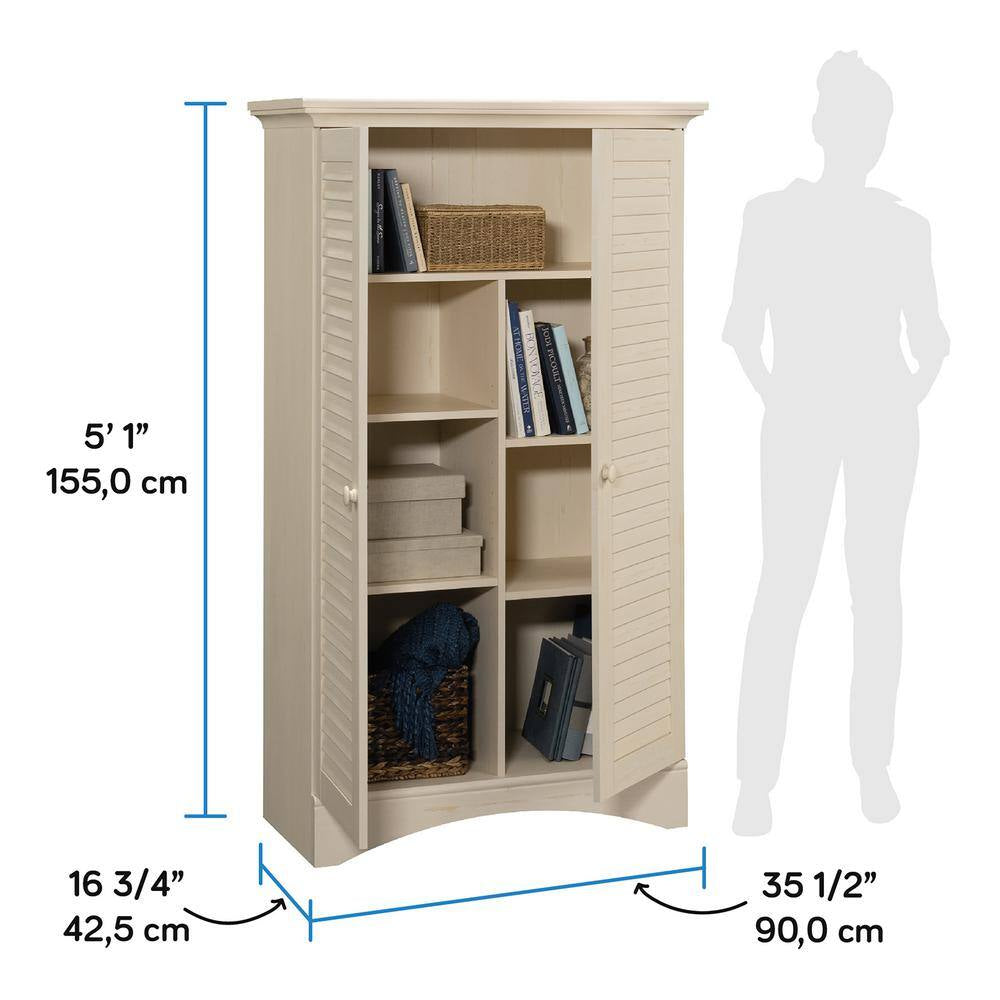 Harbor View Antiqued Storage Cabinet
