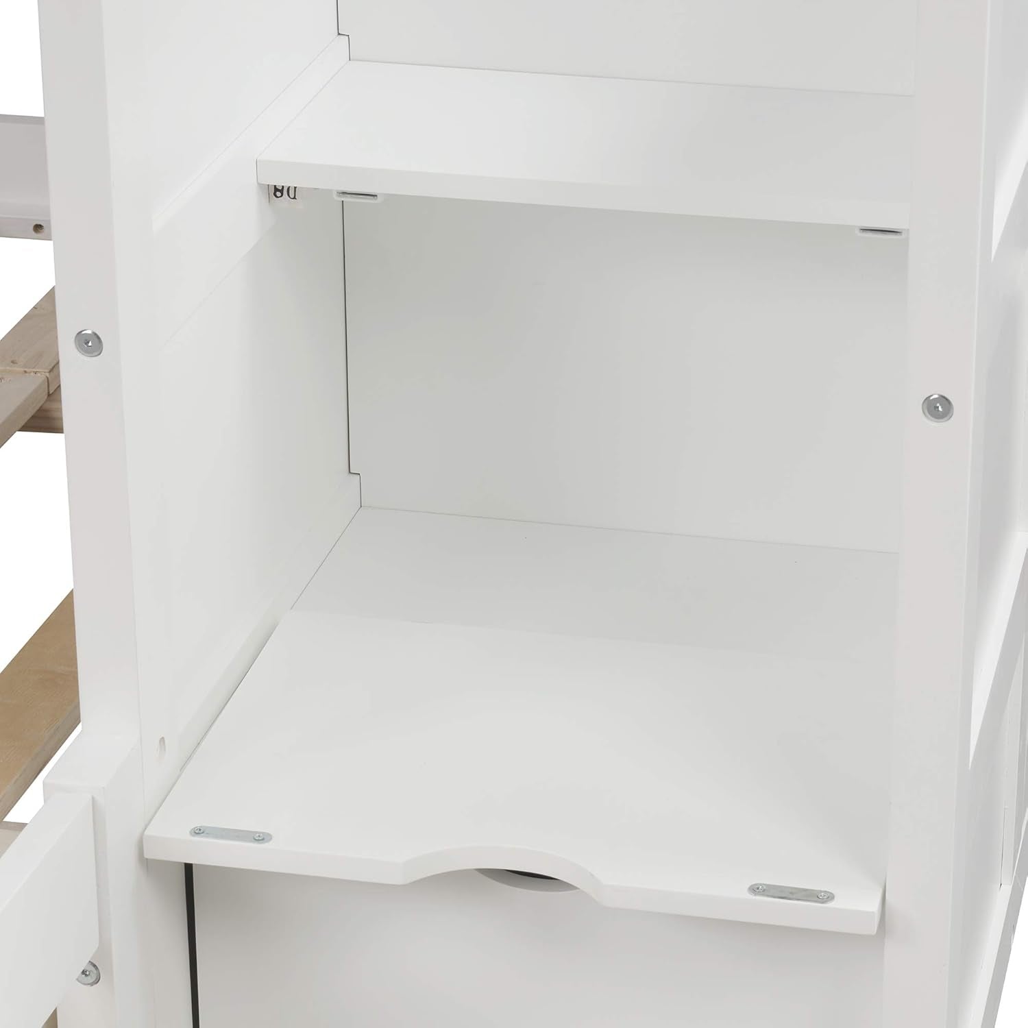 Wood Bunk Beds with Staircase and Drawers, Twin over Twin/Full Bunk Bed with Storage Cabinet Convertible Bunk Bed for Kids