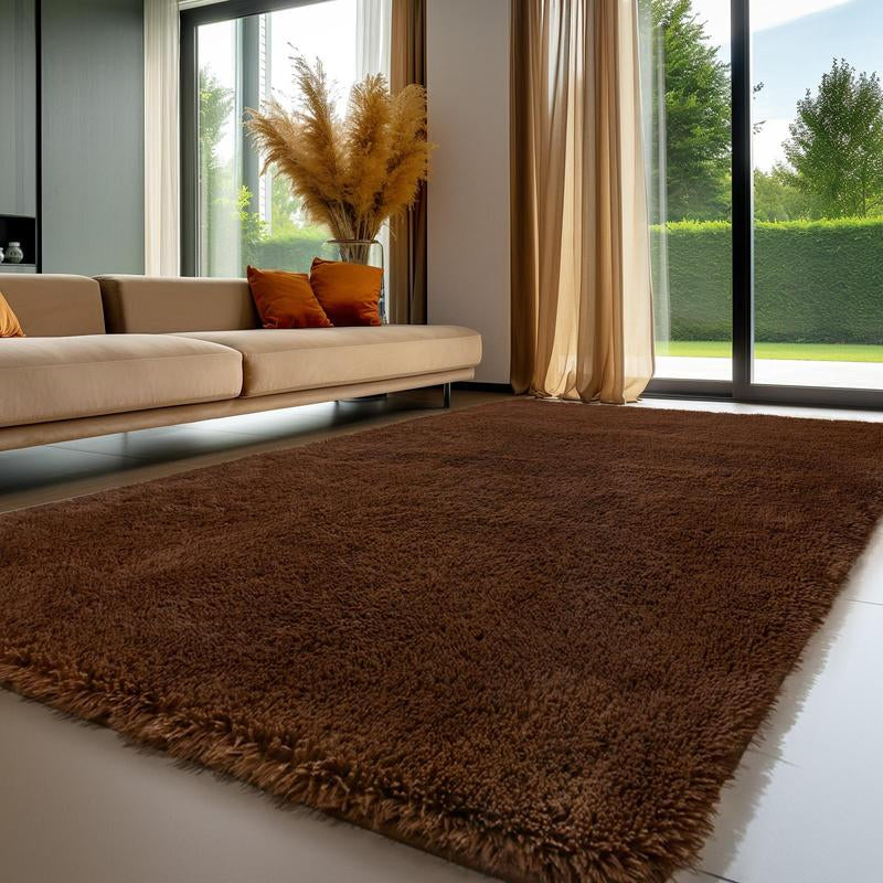 FAMVAL Large Size Plush Rugs Big Fluffy Area Rug Non-Slip Soft Shaggy Carpet Mats for Living Room Bedroom Nursery Home Decor