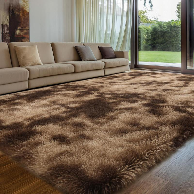 FAMVAL Large Size Plush Rugs Big Fluffy Area Rug Non-Slip Soft Shaggy Carpet Mats for Living Room Bedroom Nursery Home Decor
