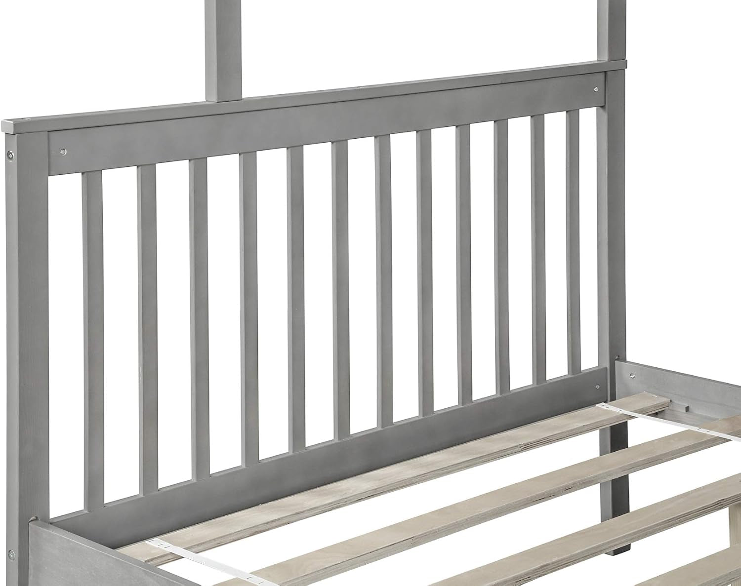 Twin over Full Bunk Bed with Trundle, Wood Bunk Bed Frame with Storage and Safety Rail, Bedroom Furniture, White