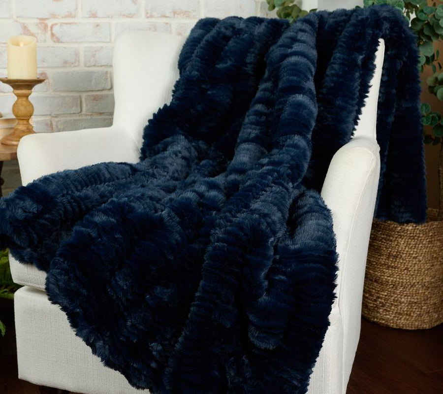 BFF Collection Oversized Slouched Faux Fur Throw