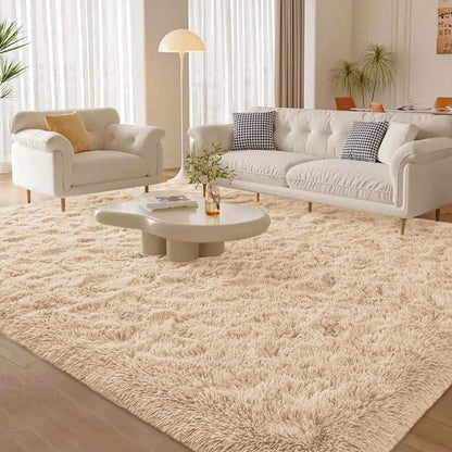 Imperial Homeware Modern Shaggy Rug for Living Room - Soft Fluffy Bedside Rug Floor Carpet Soft Aesthetic Nursery Home Decor Bedroom Rug