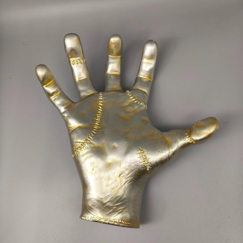 Creative Wall Mounted Basketball Holder, 1 Count Resin Hand Shaped Basketball Display Rack, Basketball Storage Rack, Home Decor Supplies, Rack Only, Interior, Room Decor