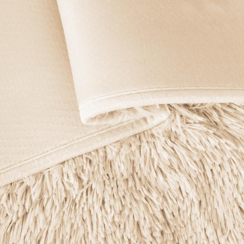 Imperial Homeware Modern Shaggy Rug for Living Room - Soft Fluffy Bedside Rug Floor Carpet Soft Aesthetic Nursery Home Decor Bedroom Rug
