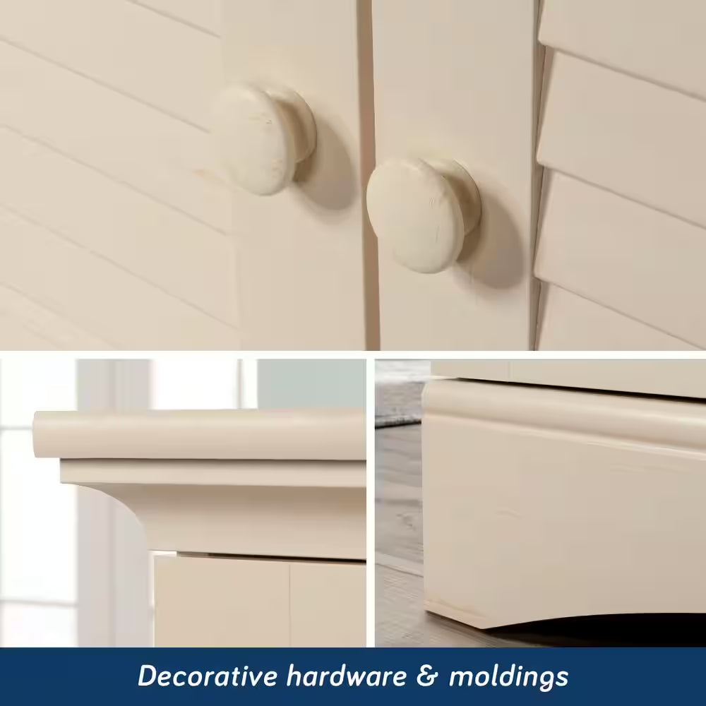 Harbor View Antiqued Storage Cabinet