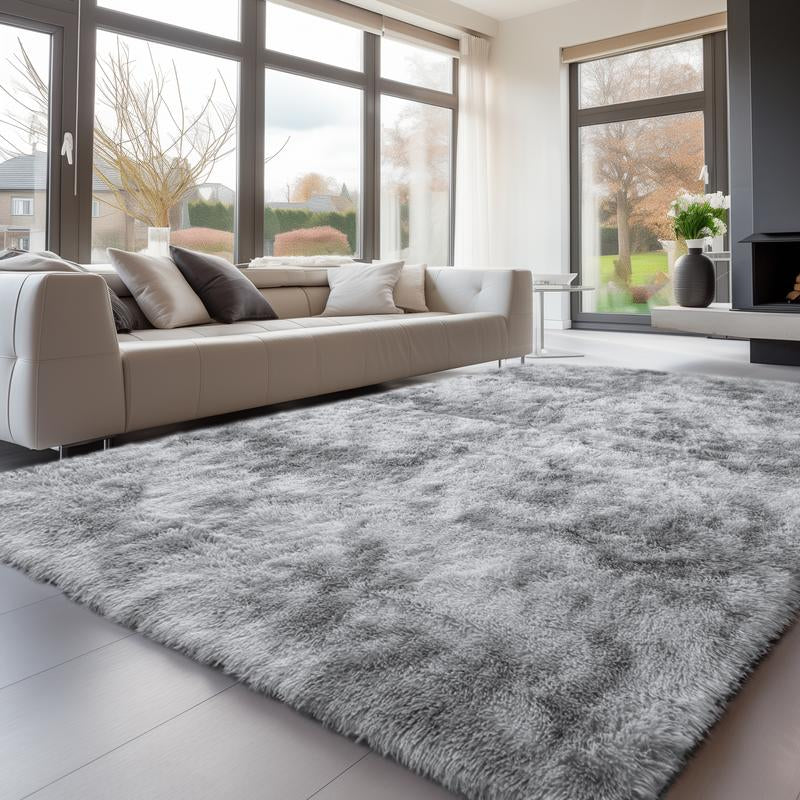 FAMVAL Large Size Plush Rugs Big Fluffy Area Rug Non-Slip Soft Shaggy Carpet Mats for Living Room Bedroom Nursery Home Decor