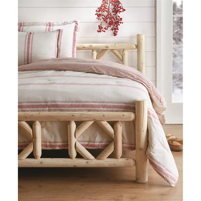 Diamond North American Cedar Log Bed, Queen