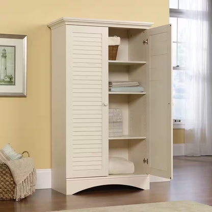 Harbor View Antiqued Storage Cabinet