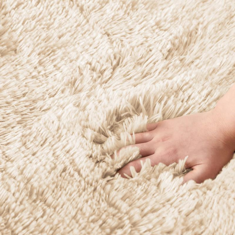 Imperial Homeware Modern Shaggy Rug for Living Room - Soft Fluffy Bedside Rug Floor Carpet Soft Aesthetic Nursery Home Decor Bedroom Rug