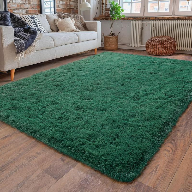 【Elevate Your Home】Area Rugs for Livingroom Bedroom, Machine Washable Rugs Fluffy Shaggy Bedside Rug, Non Slip Indoor Carpet for Nursery Kids Room Home Decor Aesthetic
