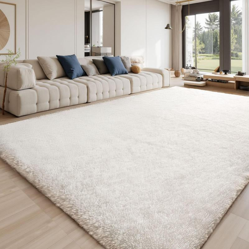 FAMVAL Large Size Plush Rugs Big Fluffy Area Rug Non-Slip Soft Shaggy Carpet Mats for Living Room Bedroom Nursery Home Decor
